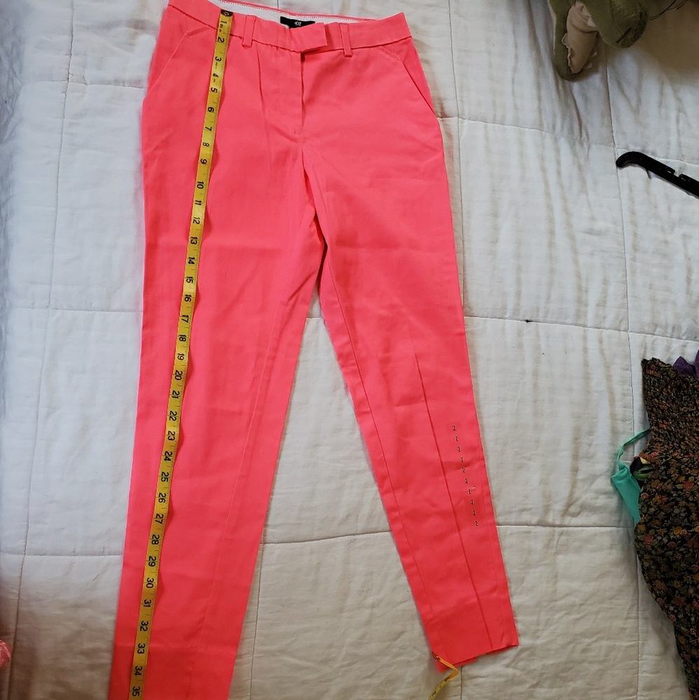 H&M pink trouser/dress pants